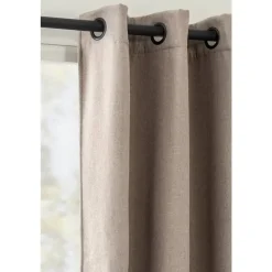 Gordijn Dion - taupe - 140x280 cm (1 stuk)