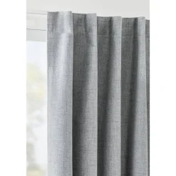 Gordijn Lana - lichtgrijs - 135x280 cm (1 stuk)