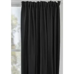 Gordijn Luca XL - zwart - 280x280 cm (1 stuk)