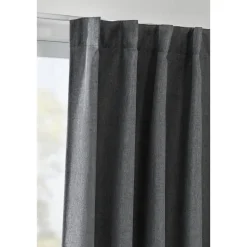 Gordijn Miran - donkergrijs - 140x280 cm (1 stuk)