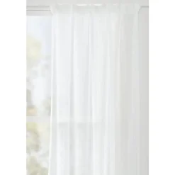 Gordijn Nora - wit - 140x280 cm (1 stuk)