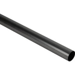 Gordijnroede 200cm - zwart metaal - Ø28mm (2016378)