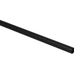 Gordijnroede 200cm zwart metaal - Ø20mm (1209058)