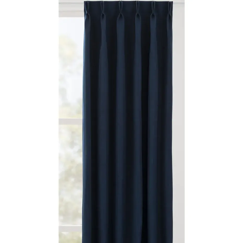 Gordijnstof Bowie - donkerblauw