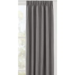 Gordijnstof Floris - grijs