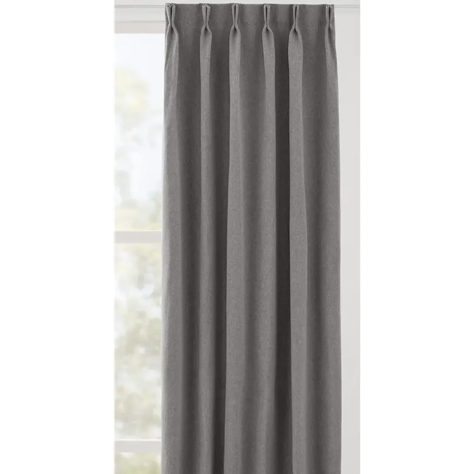 Gordijnstof Floris - grijs