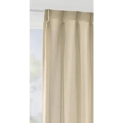 Gordijnstof Jolanda transparant - zand