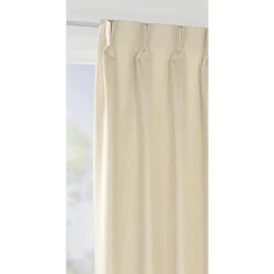 Gordijnstof Loom lichtdoorlatend - off-white