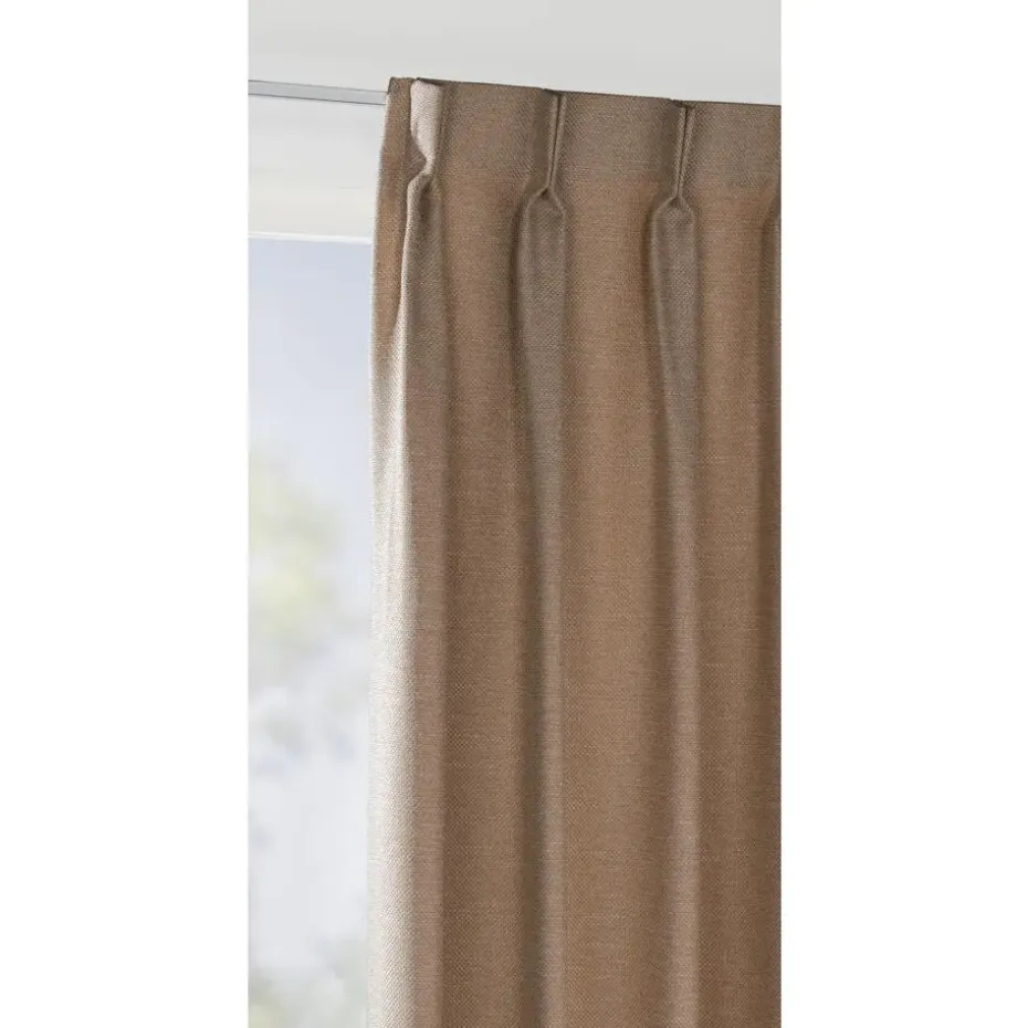 Gordijnstof Luna - terracotta