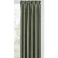 Gordijnstof Milano - grijs/groen