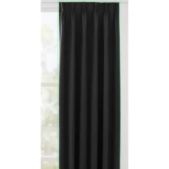 Gordijnstof Milano - zwart