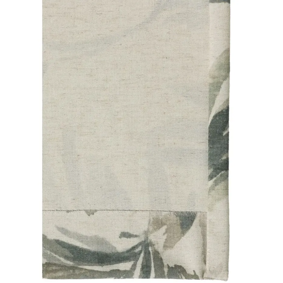 Gordijnstof Nakuru - groen/beige