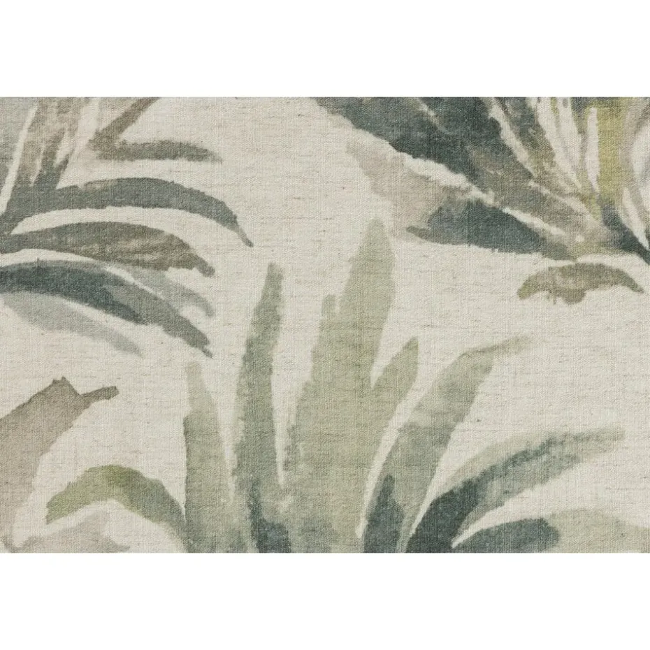 Gordijnstof Nakuru - groen/beige