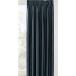 Gordijnstof Vivian - donkerblauw