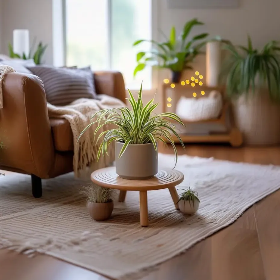 Graslelie - Chlorophytum comosum 'Atlantic' - Hoogte 25-40cm - ⌀12cm