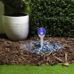 Grundig Prikspot - solar - RVS - tuinverlichting - 25 cm