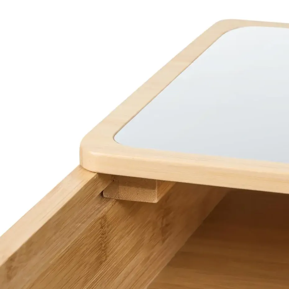 GUATAVITA - Spiegelkast - Lichtbruin - Bamboehout