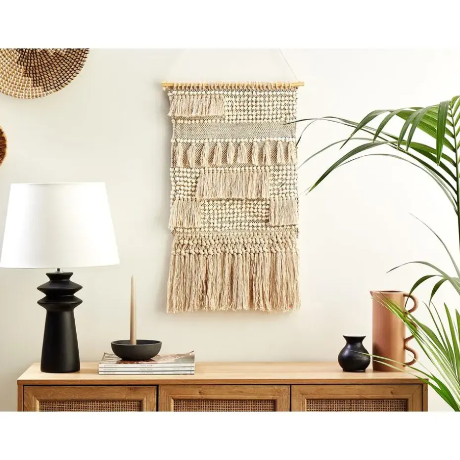 GUJRAT - Wanddecoratie - Beige - Katoen