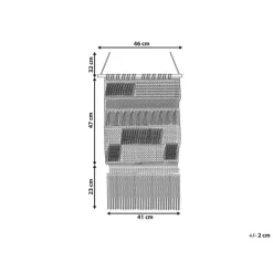 GUJRAT - Wanddecoratie - Beige - Katoen
