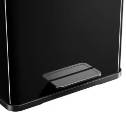 Hailo Öko Duo Plus L Prullenbak - 17+9L - zwart