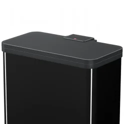 Hailo Öko Duo Plus L Prullenbak - 17+9L - zwart