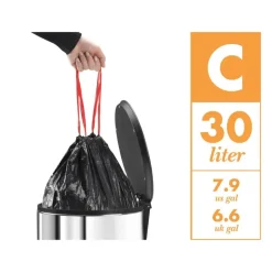 Hailo Öko Duo Plus L Prullenbak - 17+9L - RVS