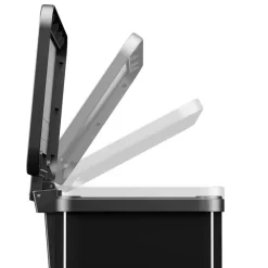 Hailo Öko Trio Plus L Prullenbak - 3x9L - zwart