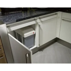 Hailo Multi-Box Duo L Inbouwprullenbak - 2x14L - wit