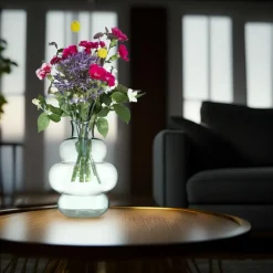 Hakbijl Glass Bloemenvaas Denise- transparant - glas - D29