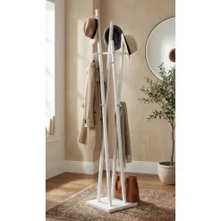 Haku Staande kapstok - 35 x 35 x 192 cm - Wit