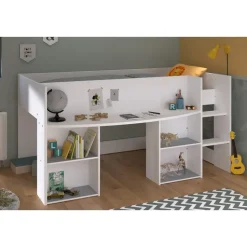 Halfhoogslaper Bobby - wit - 90x200 cm