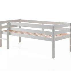 Halfhoogslaper Pip 90 x 200 dennenhout - wit