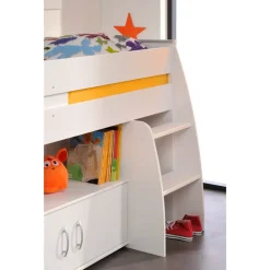 Halfhoogslaper Reverse - wit - 110x183,1x206,4 cm