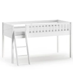 Halfhoogslaper Scottie 90x200 cm-wit