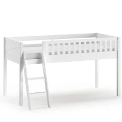 Halfhoogslaper Scottie 90x200 cm-wit