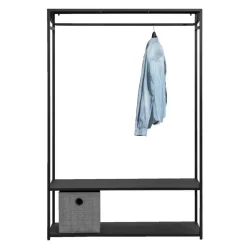 Halmeubel Isabelle - zwart - 175x118x40 cm