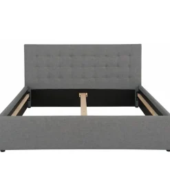 Hamar - Bed 180x200 cm in grijze stof
