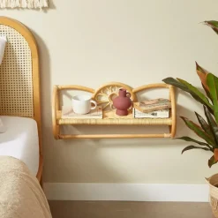 Hangende Muur Opbergrek van Natuurlijk Rotan