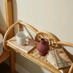 Hangende Muur Opbergrek van Natuurlijk Rotan