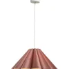 Hanglamp Ays roze E27 - 120xØ45 cm