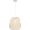 Hanglamp Fenne - wit metaal - E27 - 150xØ35 cm