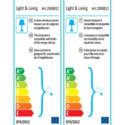 Hanglamp JAICEY - Mat Zwart-Goud - 3-Lichtpunten
