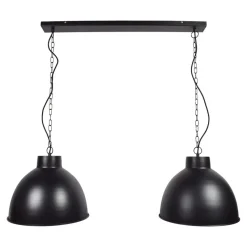 Hanglamp Rocky Ø40cm Double Mat Black