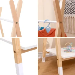 Happy Garden Garderobe LOU - Wit - Hout