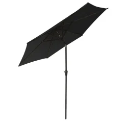 Happy Garden Parasol HAPUNA - Zwart - Aluminium