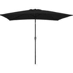 Happy Garden Parasol HAPUNA - Zwart - Aluminium