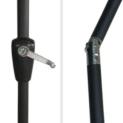 Happy Garden Parasol HAPUNA - Grijs - Aluminium