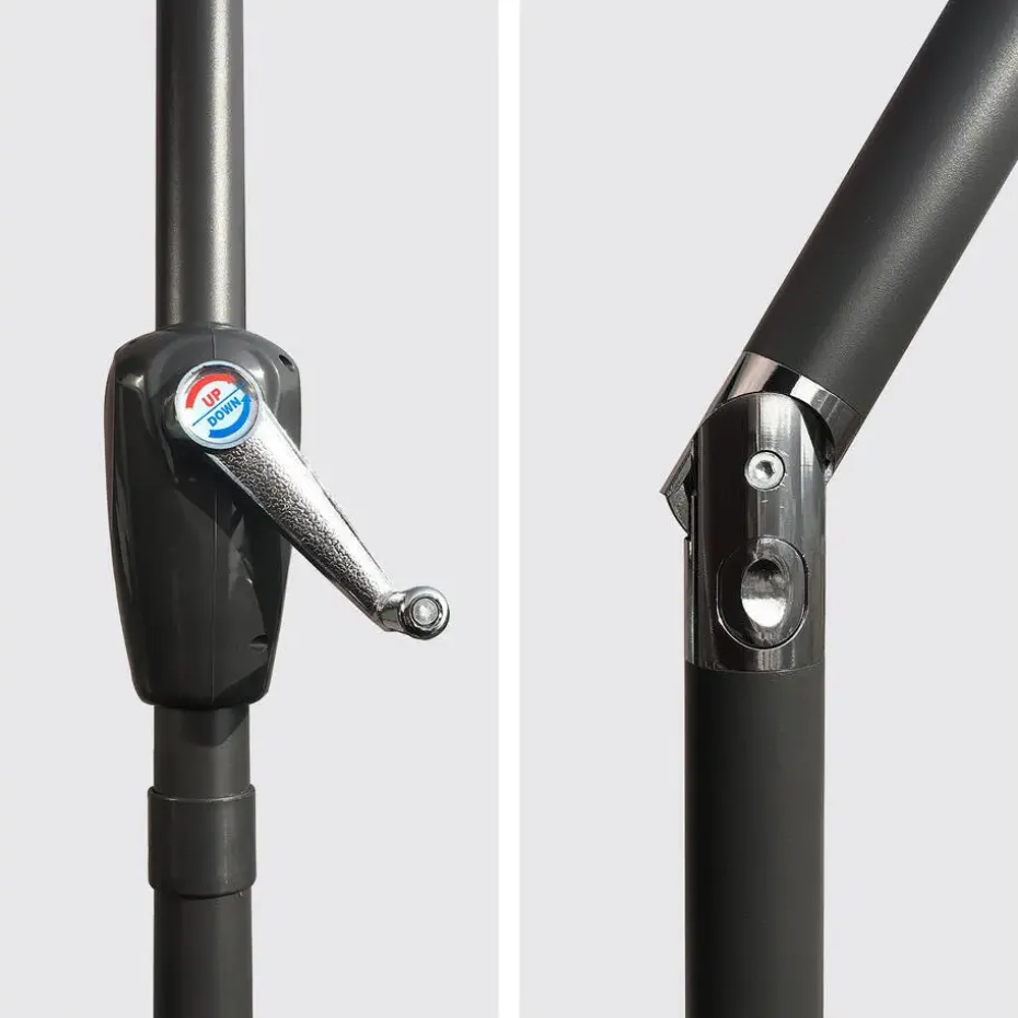 Happy Garden Parasol HAPUNA - Bruin - Aluminium