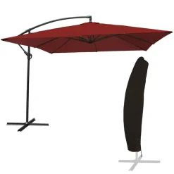 Happy Garden Parasol MOLOKAI - Rood - Staal