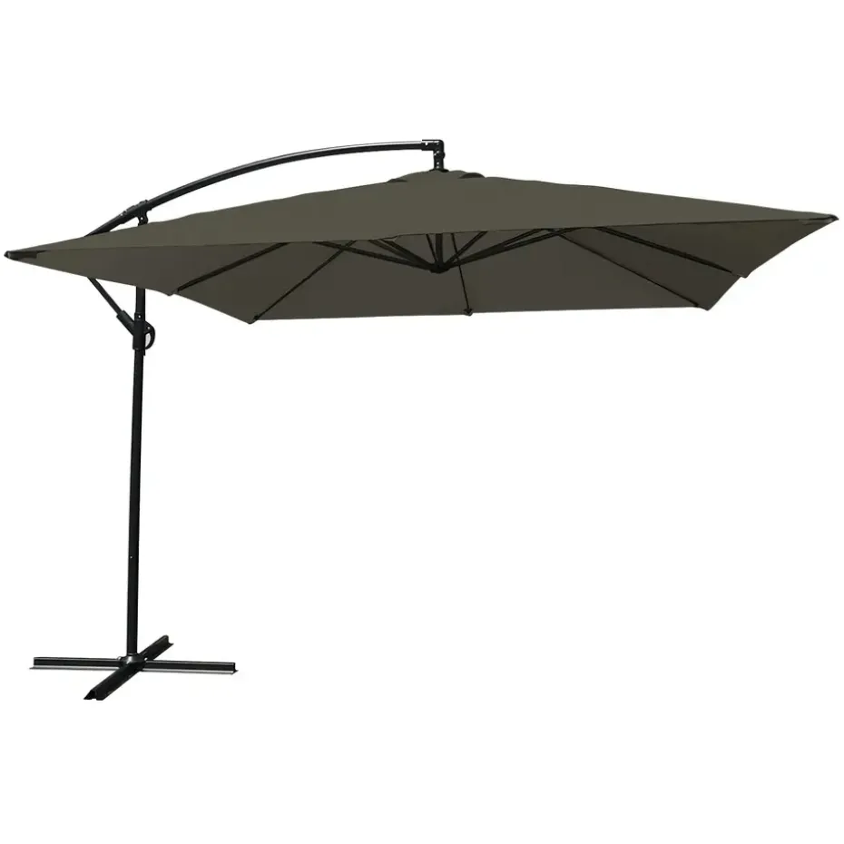 Happy Garden Parasol MOLOKAI - Grijs - Staal